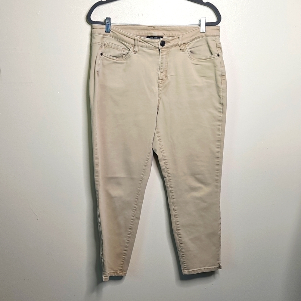 Lane Bryant Beige Denim Jeans Size 16